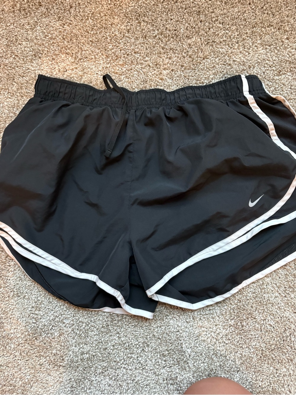 Nike Women's Athletic Shorts Bundle - Black, Olive, Light Blue - Picture 6 of 9